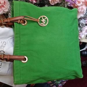 Michael Kors Green Shoulder Bag